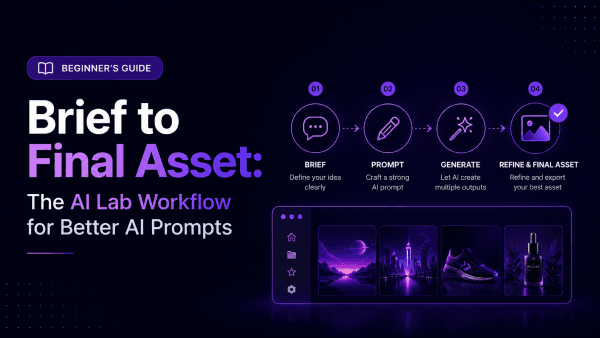 Brief to Final Asset: The AI Lab Workflow for Better AI Prompts