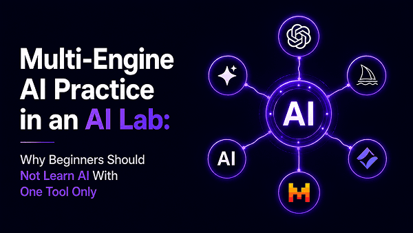 Multi-Engine AI Practice in an AI Lab: Why Beginners Should Not Learn AI With One Tool Only